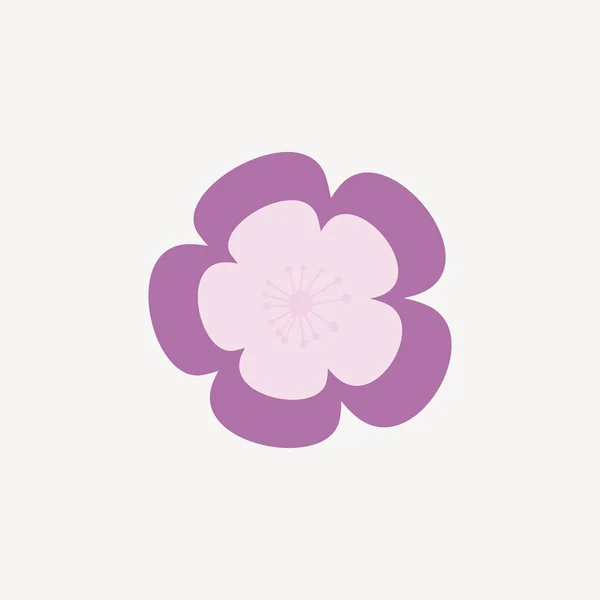 Abstrakt söt blomma — Stock vektor