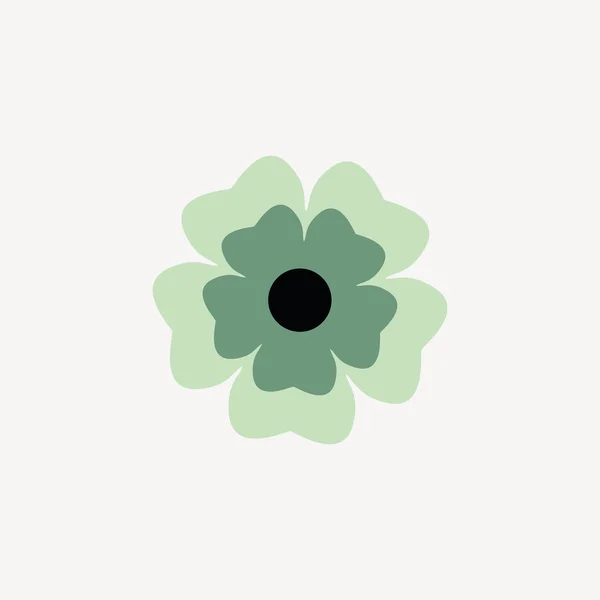 Flor linda abstracta — Vector de stock