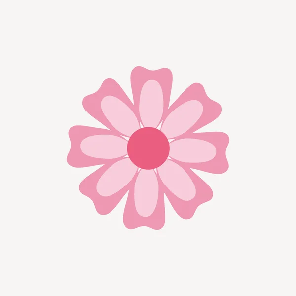 Soyut sevimli çiçek — Stok Vektör