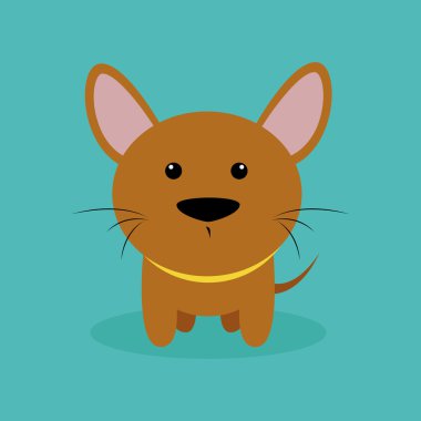 Cute karikatür köpek