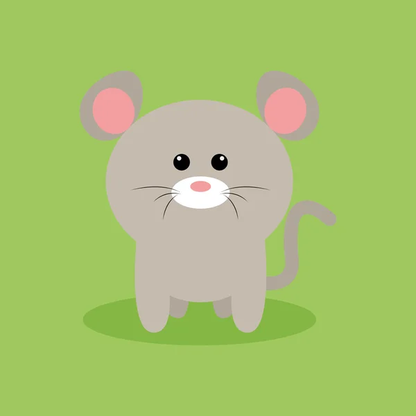 可爱的卡通小老鼠 — 图库矢量图片