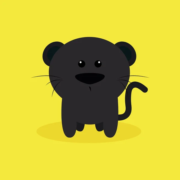 Cute Cartoon Jaguar — Stockvector