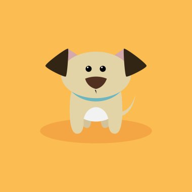 Cute karikatür köpek