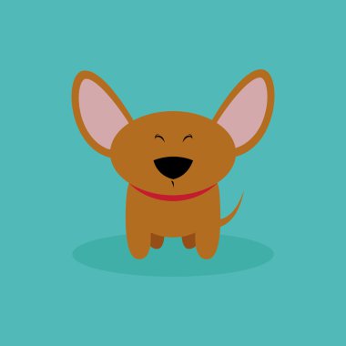 Cute karikatür köpek
