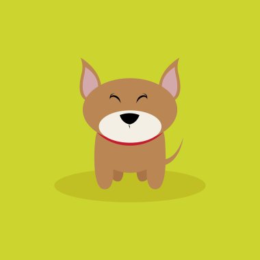 Cute karikatür köpek
