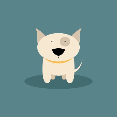 Cute karikatür köpek