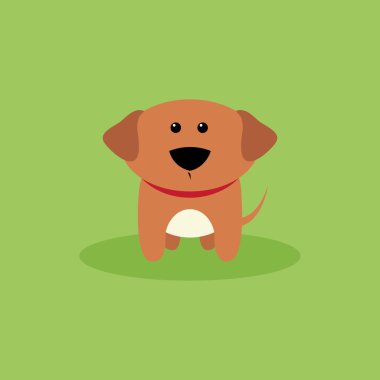 Cute karikatür köpek