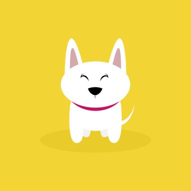 Cute karikatür köpek