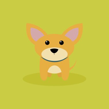Cute karikatür köpek