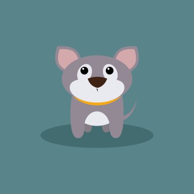 Cute karikatür köpek