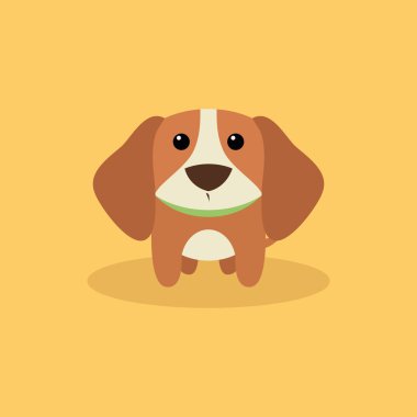 Cute karikatür köpek