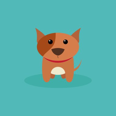 Cute karikatür köpek