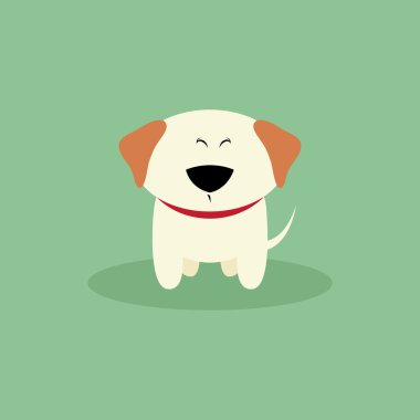 Cute karikatür köpek