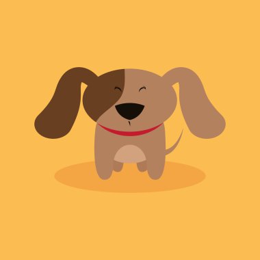 Cute karikatür köpek