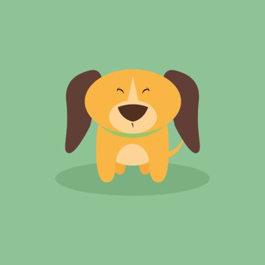 Cute karikatür köpek