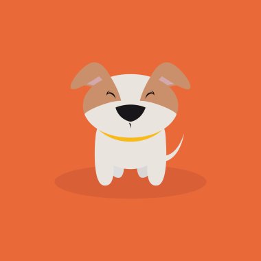 Cute karikatür köpek