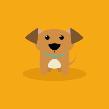 Cute karikatür köpek