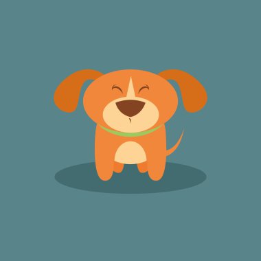 Cute karikatür köpek