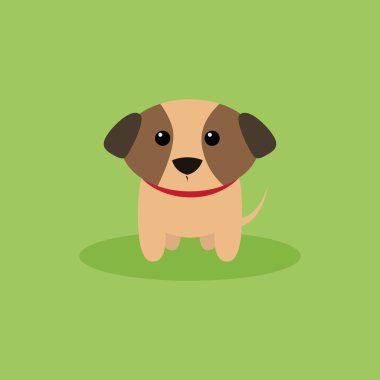 Cute karikatür köpek