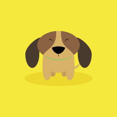 Cute karikatür köpek
