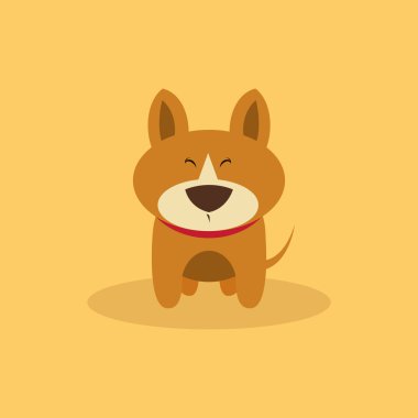 Cute karikatür köpek