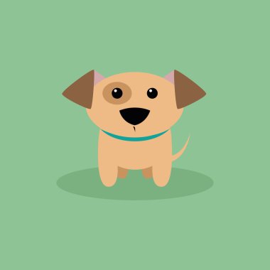 Cute karikatür köpek