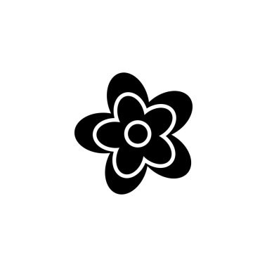 Soyut sevimli çiçek