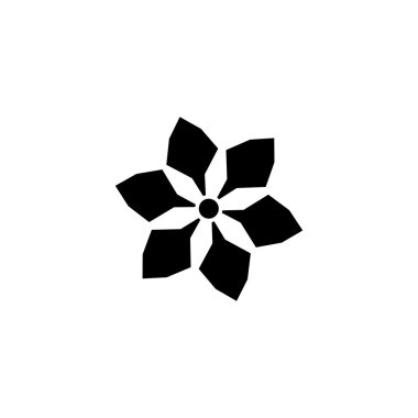 Soyut sevimli çiçek