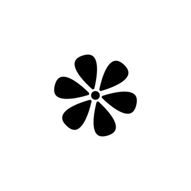 Soyut sevimli çiçek