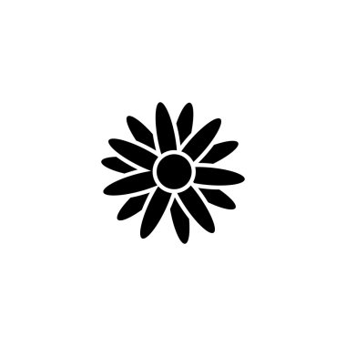 Soyut sevimli çiçek