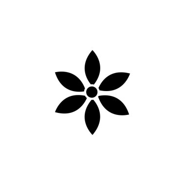 Soyut sevimli çiçek