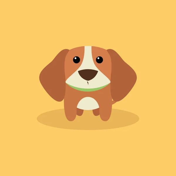 Cute cartoon hond — Stockvector