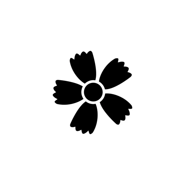 抽象的なかわいい花 — ストックベクタ