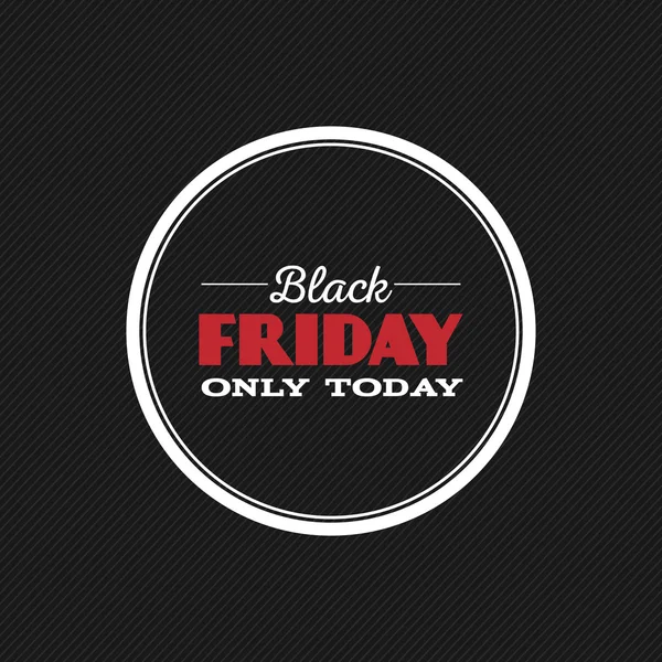 Étiquette du vendredi noir — Image vectorielle