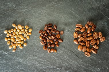 Üç çeşit kahve