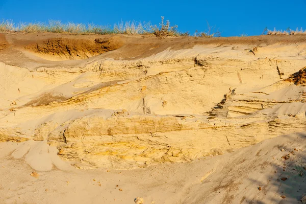 Геологический разрез песка Лицензионные Стоковые Фото