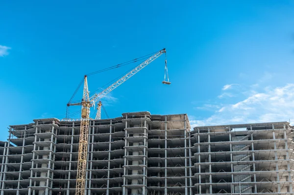 Crane on a construction site — Stock Photo, Image