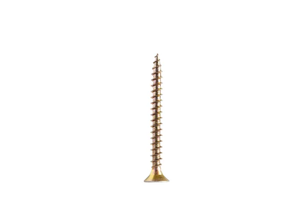 Golden screw — Stock Photo, Image