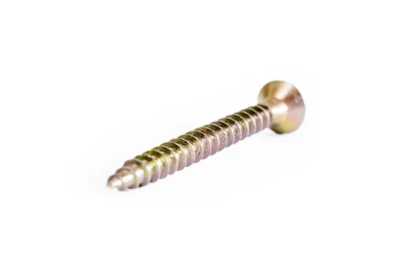 Golden screw — Stock Photo, Image