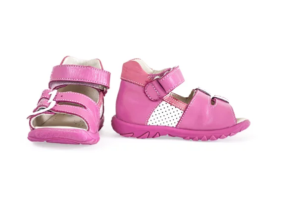 Lilla rosa sandaler — Stockfoto