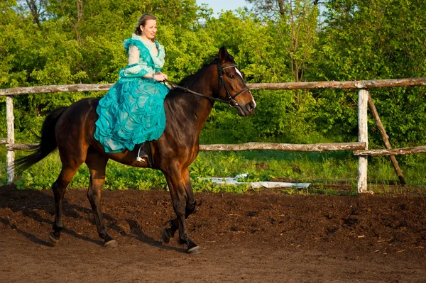 Horsewoman ιππασίας. — Φωτογραφία Αρχείου