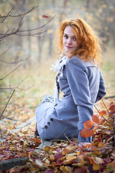 Red-haired girl — Stock Photo, Image