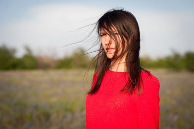 kadın saç çırpınan ile