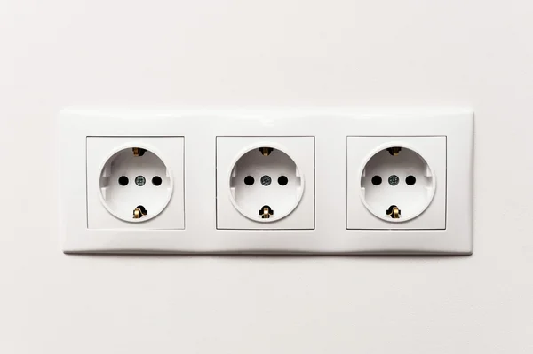 三电插口 — 图库照片