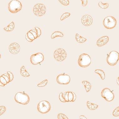 Mandalina, mandallı meyve, çiçek ve yapraklı..