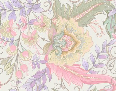 Şekillendirilmiş süs çiçekleriyle kusursuz desen