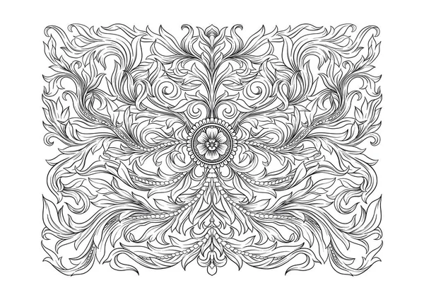 Decorative elements In baroque, rococo, victorian, renaissance style. — Stock Vector