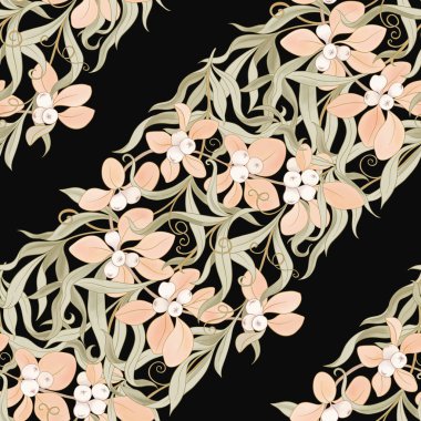 Çiçeksiz desen, sanat tarzında özgeçmiş.