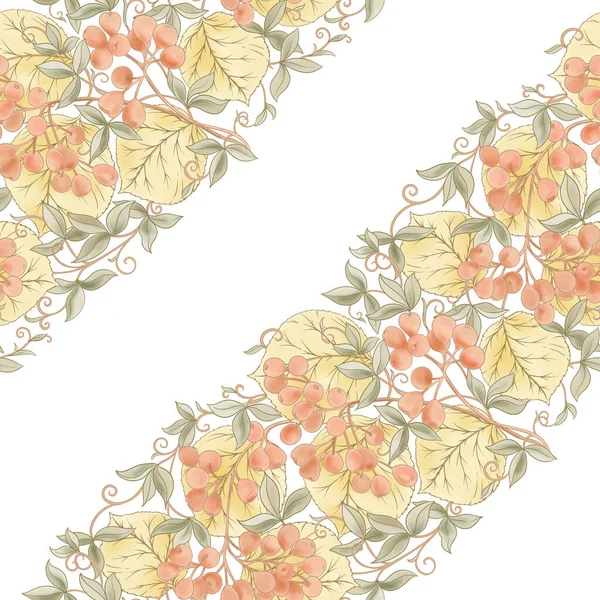 Floral Seamless pattern, background In art nouveau style — Stock Vector