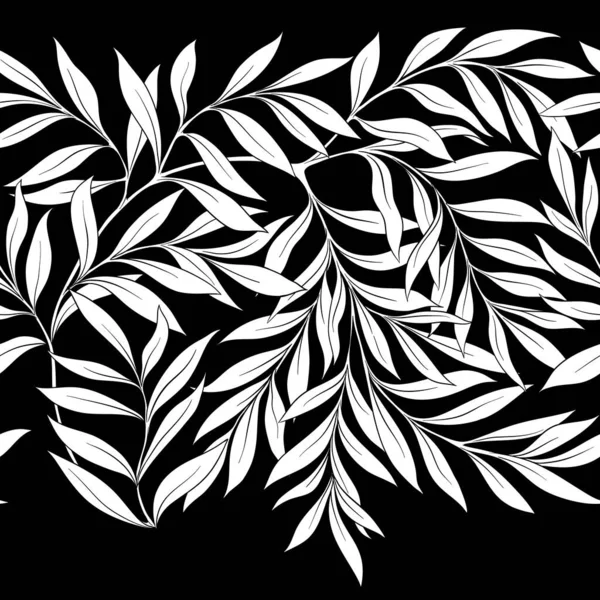 Квітковий безшовний візерунок, фон У стилі модерн — стоковий вектор